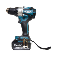 Máy khoan pin cầm tay Makita DDF489Z  Lực siết tối đa khi vặn vít là 73N-m (cứng) và 40N-m (mềm), đảm bảo tính chính xác trong việc vặn vít các bộ phận