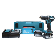 Máy khoan pin cầm tay Makita DHP487RFJ tích hợp chức năng búa để khoan vào vật liệu cứng