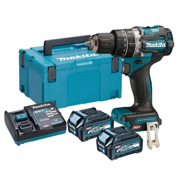 Máy khoan pin Makita HP002GD201 Máy có 2 lực siết cứng 64Nm và mềm 30Nm