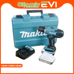 Máy khoan pin cầm tay Makita DF488DWE Được sử dụng để vặn vít và khoan các loại vật liệu như gỗ và thép