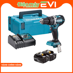 Máy khoan pin cầm tay Makita DHP484RFE Công suất cao và tốc độ quay nhanh. Được trang bị hệ thống bảo vệ quá tải và chống rung, giảm thiểu rủi ro và tăng tuổi thọ máy.