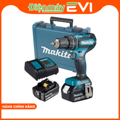 Máy khoan pin cầm tay Makita DHP485SFE Động cơ mạnh mẽ giúp khoan và vặn vít nhanh chóng và hiệu quả hơn
