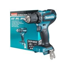 Máy khoan pin cầm tay Makita DDF485Z Động cơ BL cung cấp mô-men xoắn cực đại 50Nm (440 in.lbs.) giúp thực hiện các tác vụ nặng