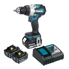 Máy khoan pin cầm tay Makita DHP489RTJ khoan tường, thép, gỗ với độ sâu lên đến 16mm, 13mm và 51mm