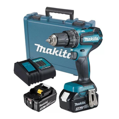 Máy khoan pin cầm tay Makita DHP485SFE Động cơ mạnh mẽ giúp khoan và vặn vít nhanh chóng và hiệu quả hơn