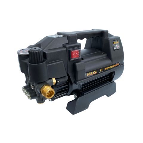 Máy rửa xe áp lực cao Osaka S5 Có chỉnh áp, công suất 2400W. Dây xịt dài 7m đầy đủ phụ kiện.