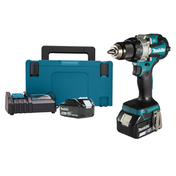 Máy khoan pin cầm tay Makita DHP489RTJ khoan tường, thép, gỗ với độ sâu lên đến 16mm, 13mm và 51mm