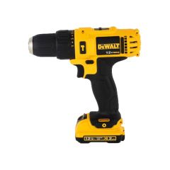 Máy khoan vặn vít dùng pin Dewalt DCD716D2-GB Khả năng khoan lên đến 20mm trên gỗ và 8mm trên tường.