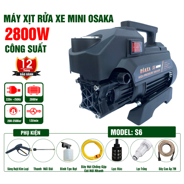 Khám Phá Hiệu Quả và Tiện Nghi với Máy Rửa Xe Gia Đình Áp Lực Cao OSAK - 1