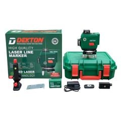 Máy cân bằng laser Dekton DK-LS1201 sử dụng 12 tia xanh. Có 2 chế độ điều chỉnh tia Laser. Có chức năng chớp tia khi làm việc ngoài trời