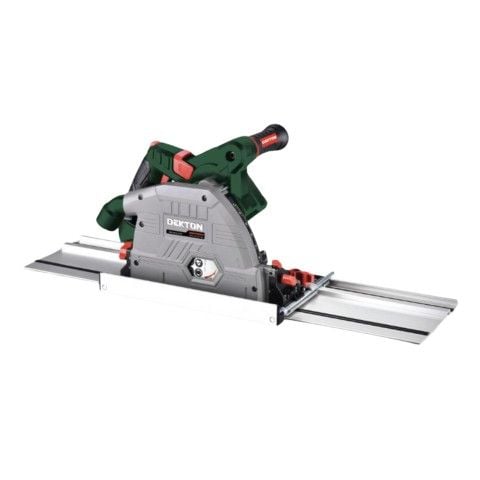 Máy cắt gỗ ray trượt pin M21-CGT140BL máy có kết nối hút bụi bên ngoài, khả năng làm việc gần tường đến 10mm dễ dàng.
