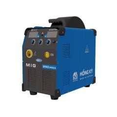 Máy hàn Mig Hồng Ký MIG 250Pro3 hàn được vật liệu mỏng 0.8mm, độ ngấu đạt tới 3mm với mối hàn 1 lớp