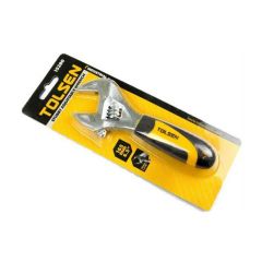 Mỏ lết mini Tolsen 15280 Siết được nhiều loại ốc vít nhờ độ mở có thể điều chỉnh 0-30 mm
