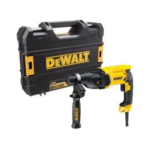 Máy khoan búa Dewalt D25133K-B1 Công suất 800W, tốc độ không tải có thể điều chỉnh tối đa là 1500 vòng/phút