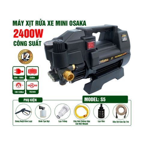 Khám Phá Hiệu Quả và Tiện Nghi với Máy Rửa Xe Gia Đình Áp Lực Cao OSAK - 6