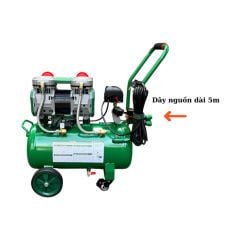 Máy nén khí không dầu 30L Dekton DK-AC3930Plus tặng kèm 2 nối nhanh 1 ngã và 1 cụm nối nhanh 3 ngã