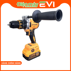 Máy khoan pin HuKan F88 ba chức năng khoan, búa, vít lực siết 95Nm. Máy nguyên bộ 2 pin, 1 sạc giúp tiết kiệm chi phí mua pin, sạc rời