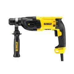 Máy khoan búa Dewalt D25144KA-B1 Hoạt động mạnh mẽ trên công suất 900W, tốc độ đập tối đa 5350 lần/phút.