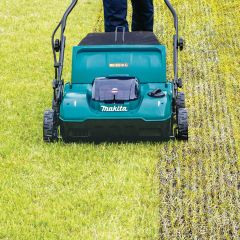 Máy xới cỏ dùng pin Makita UV001GZ Trang bị động cơ mạnh mẽ, giúp xới cỏ và đất một cách nhanh chóng và hiệu quả
