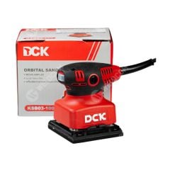 Máy chà nhám rung DCK KSB03-100 Trang bị công suất lên đến 240W với tốc độ không tải 14000 vòng/phút