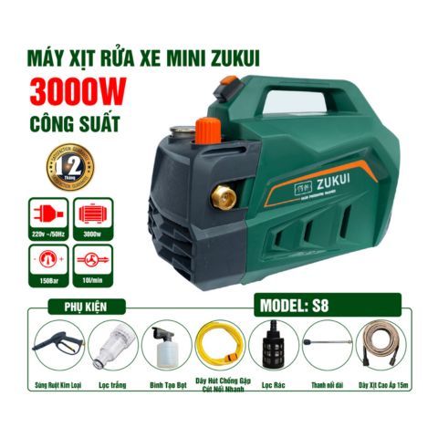 Máy rửa xe cầm tay gia đình ZUKUI - Một lựa chọn hoàn hảo cho xe của b - 1