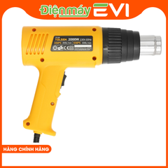 Máy khò nhiệt Tolsen 79100 Công suất 2000W, trang bị 2 mức nhiệt độ cấp 1 là 350°C và cấp 2 cho 550°C