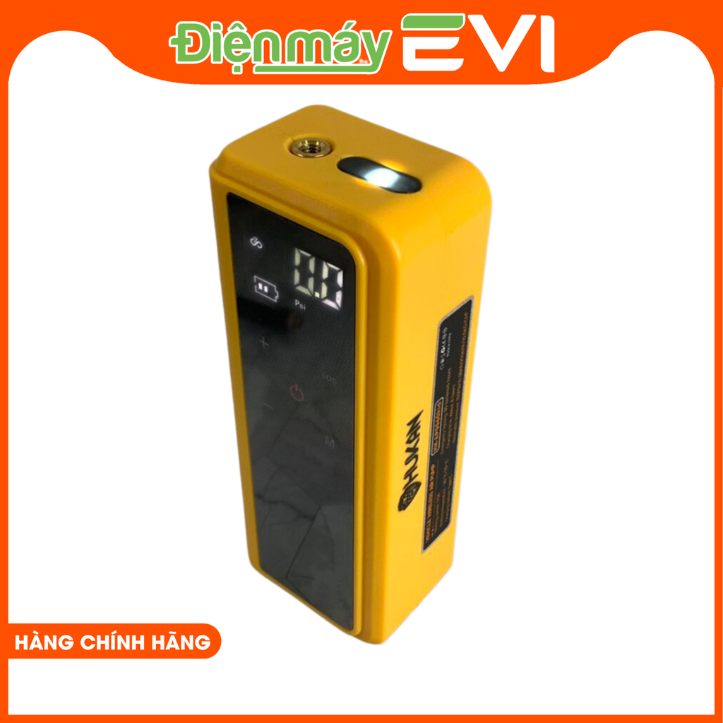 Máy bơm hơi đa năng Hukan HK-AP0060KID điện áp 1-5A chân sạc type -C Bơm oto, xe máy, xe đạp, đèn pin, sạc dự phòng điện thoại