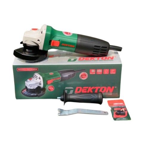 Máy mài góc cầm tay điện Dekton DK-AG850 Công suất 850W. Rô to được bọc kín để ngăn chặn dây đồng bị hư hại