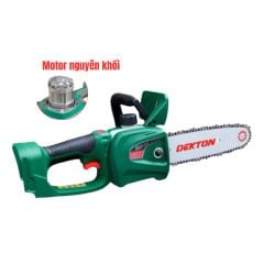 Máy cưa xích pin Dekton M21-CS08BL Bình chứa dầu 70ml tự động tra dầu, phanh xích tự động