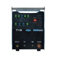 Máy hàn TIG Hồng Ký TIG 300XPro sử dụng kim TIG từ 1.6 - 3.2mm, hỗ trợ hàn que 2.6 - 5.0mm