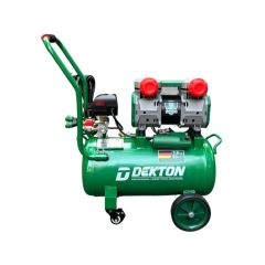 Máy nén khí không dầu 30L Dekton DK-AC3930Plus tặng kèm 2 nối nhanh 1 ngã và 1 cụm nối nhanh 3 ngã