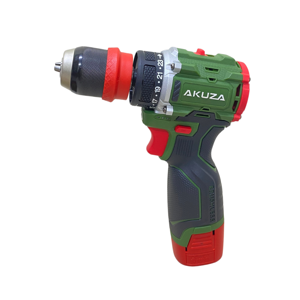 Máy khoan pin Akuza K6 hai chức năng khoan sắt và gỗ (2 pin 16.8V, sạc & túi Akuza)