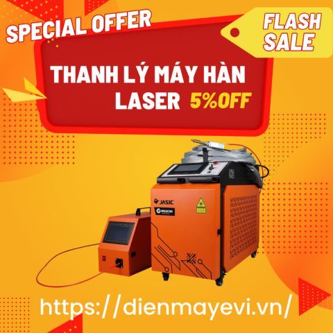 Máy hàn laser Fiber Jasic LS-15000 đầu cấp dây đơn, nhanh hơn gấp 10 lần hàn TIG