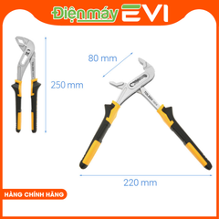 Kìm mỏ quạ Tolsen 10014 dài 250 mm. Chất liệu thép Crv Mạ niken giúp kìm có khả năng chống gỉ sét