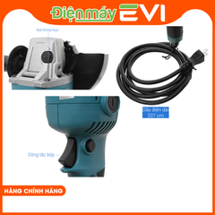 Máy mài điện Makita M9003B Công suất đạt 1050W và tốc độ không tải tối đa của máy lên đến 10.000 vòng/phút. Mài các chi tiết, làm nhẵn các mối hàn tạo sự thẩm mỹ cho đồ vật