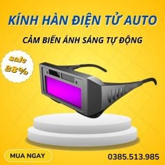 Kính hàn điện tử tự động cảm biến ánh sáng, chống tia hồng ngoại, tia bức xạ, bảo vệ mắt