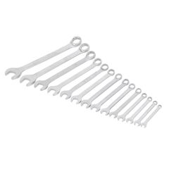 Bộ cờ lê 2 đầu vòng miệng bằng thép Cr-V 14 cái (6 - 24mm) Kendo-15246