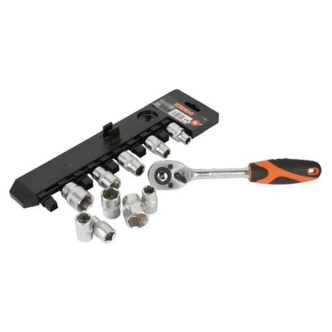 Bộ đầu tuýp 12 cạnh và cần siết 1/2 inch 11 chi tiết Kendo-16207