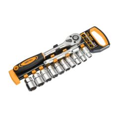 Bộ đầu túyp Tolsen 15150, 14 món, chất liệu thép cao cấp, bền bỉ chống ăn mòn, chịu lực tác động lớn
