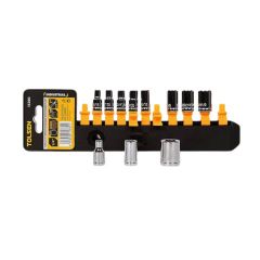 Bộ tuýp 13 chi tiết Tolsen 15390 cần tự động 72T thao tác nhanh hơn