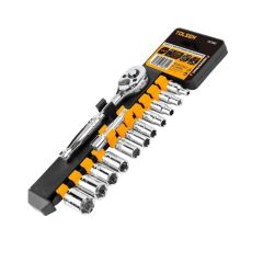 Bộ tuýp 13 chi tiết Tolsen 15390 cần tự động 72T thao tác nhanh hơn