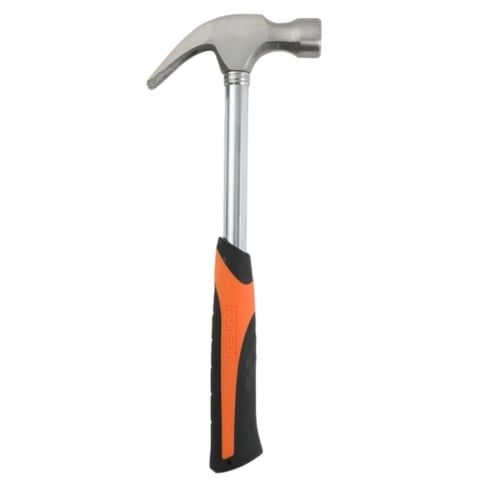 Búa nhổ đinh 450g/16oz trục hình ống và tay cầm bọc nhựa Kendo-25101