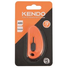 Dao gốm mini lưỡi tự rút, kích thước 70mm Kendo-30912