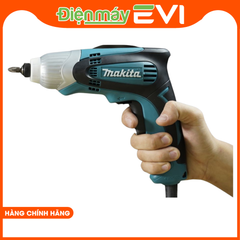 Máy bắn vít chuyên vít Makita TD0100  Công suất đầu ra cao, có thể đạt đến 230W giúp vặn các loại vít lớn. Điều chỉnh tốc độ dễ dàng và chính xác