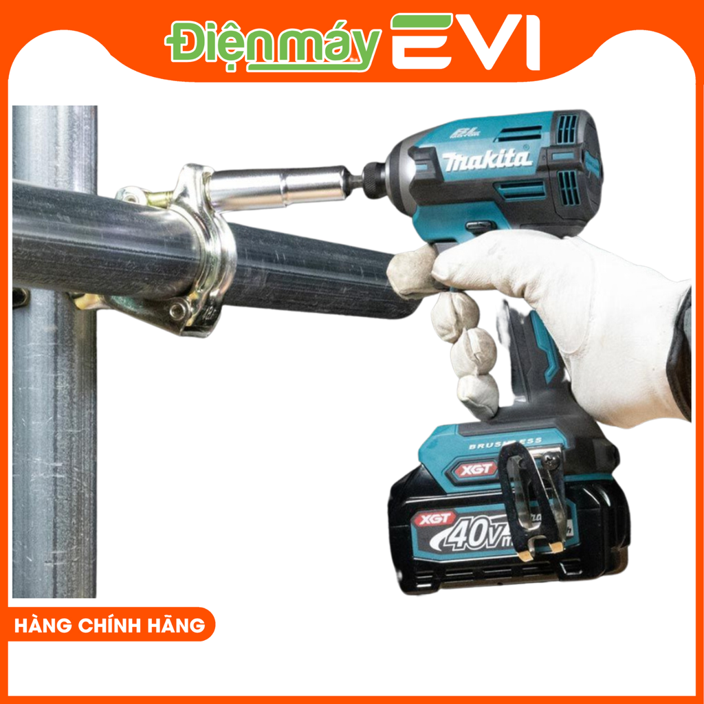 Máy bắn vít và chuyên vít pin Makita TD003GZ Máy có khả năng vặn được ốc tiêu chuẩn lên đến M16 và ren thô dài đến 125mm