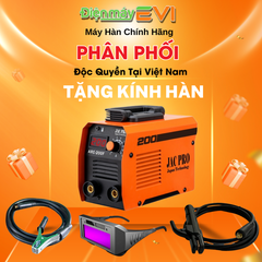 Máy hàn que mini Jacpro ARC 200F Chuyên hàn kéo que 2li5 liên tục, hỗ trợ 3li2 số lượng lớn. Trang bị công nghệ Nhật Bản