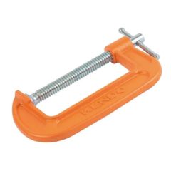 Kẹp chữ G kích thước 6 inch 150mm Kendo - 40603 Làm từ thép mạ niken chất lượng cao, đảm bảo độ bền và chống gỉ sét.