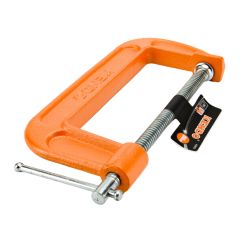 Kẹp chữ G kích thước 6 inch 150mm Kendo - 40603 Làm từ thép mạ niken chất lượng cao, đảm bảo độ bền và chống gỉ sét.