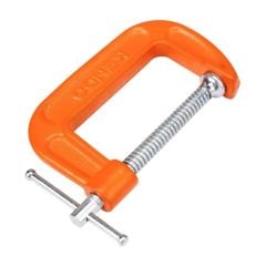 Kẹp chữ G kích thước 6 inch 150mm Kendo - 40603 Làm từ thép mạ niken chất lượng cao, đảm bảo độ bền và chống gỉ sét.