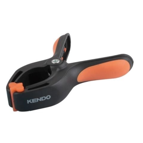 Kẹp lò xo tay cầm bọc nhựa TPR kích thước 3 inch 84mm Kendo-40101